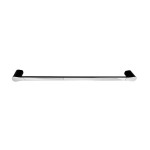 Manhattan Single Towel Rail 600mm Matte Black & Chrome Manhattan Single Towel Rail 600mm Matte Black & Chrome